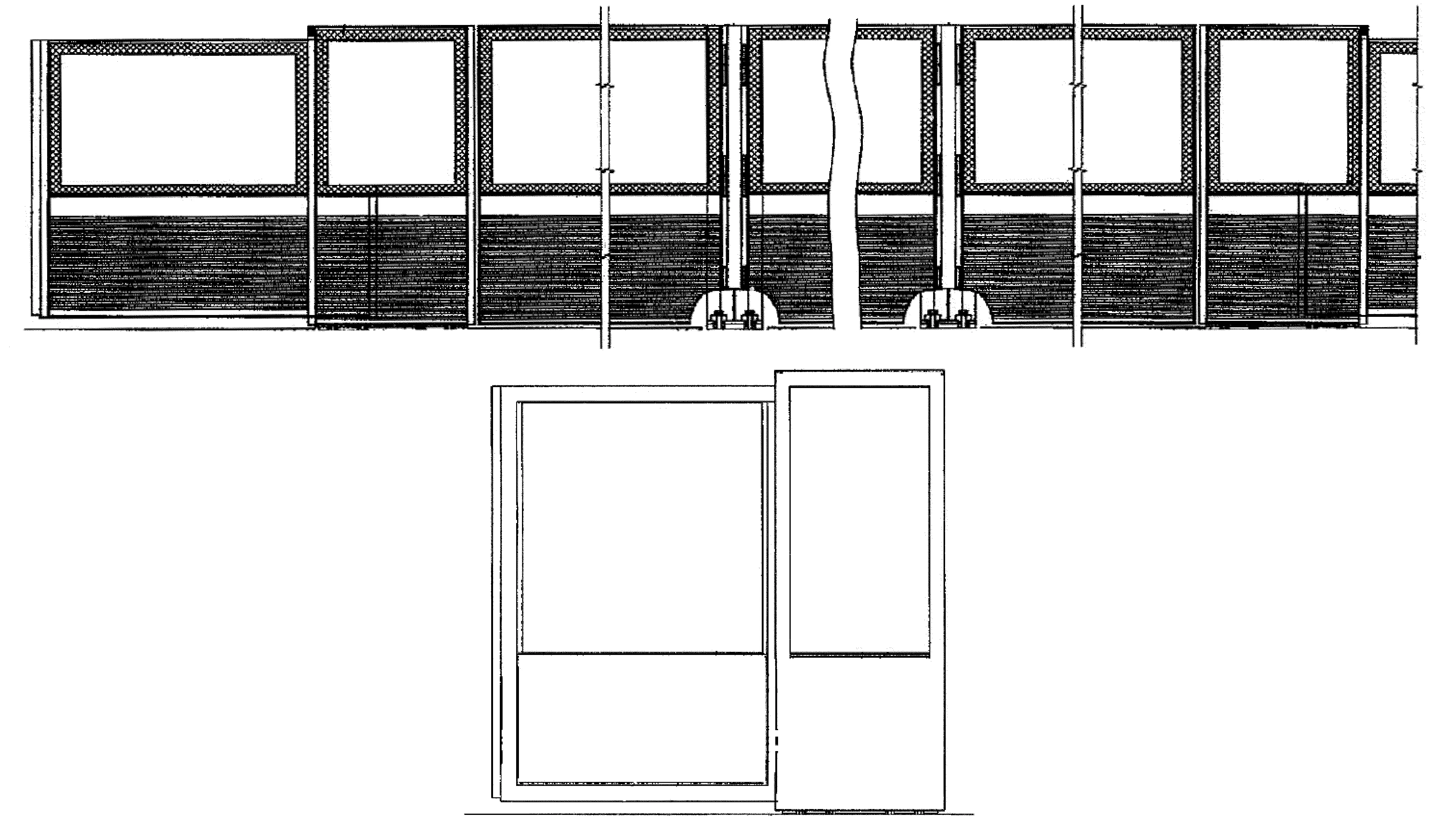 PLATFORM DOOR SYSTEM WITH EMERGENCY EXIT