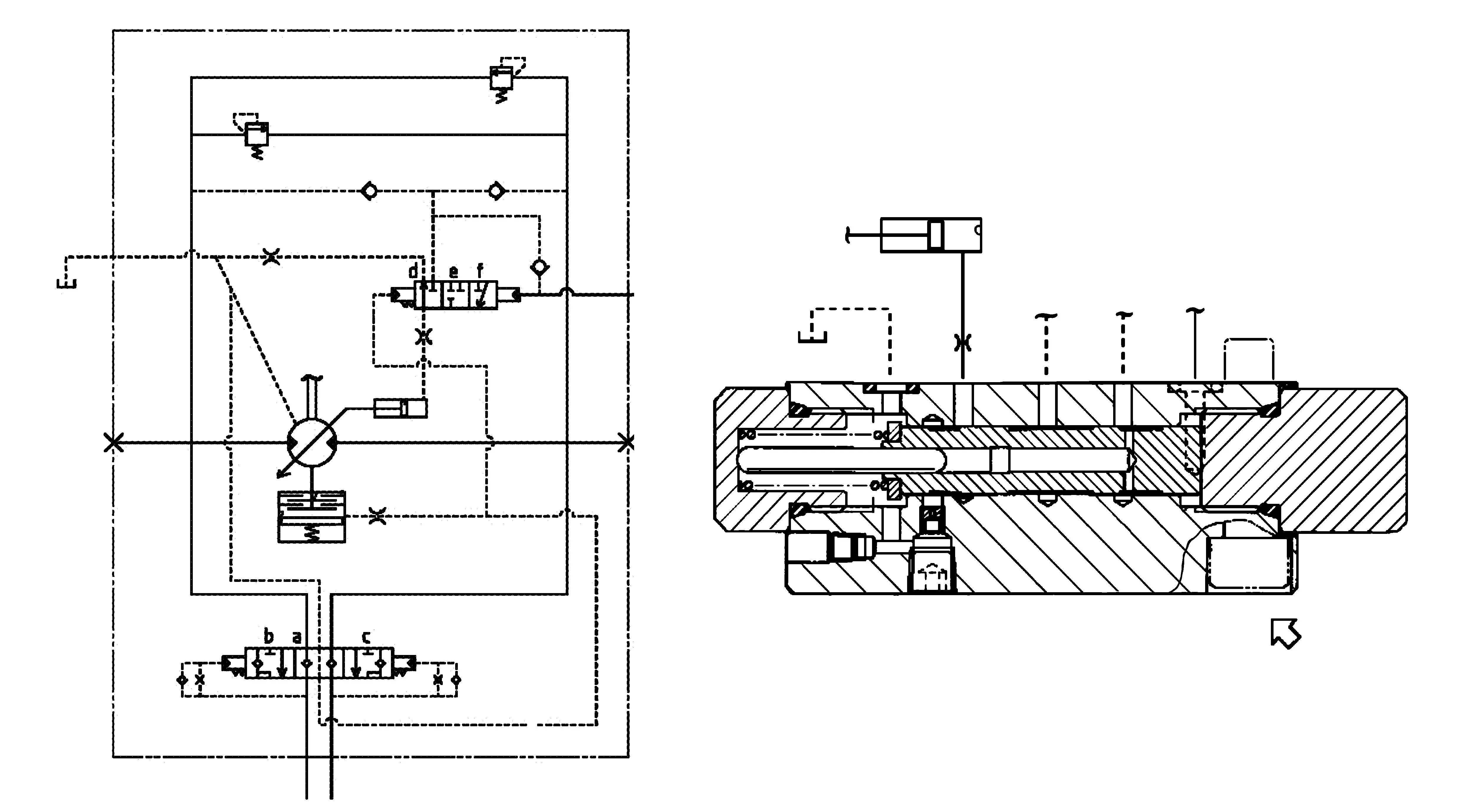 AUTOMATIC TRANSMISSION MECHANISM OF HYDRAULIC MOTOR