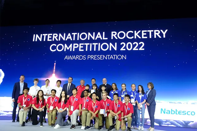 モデルロケット国際大会（IRC）表彰式