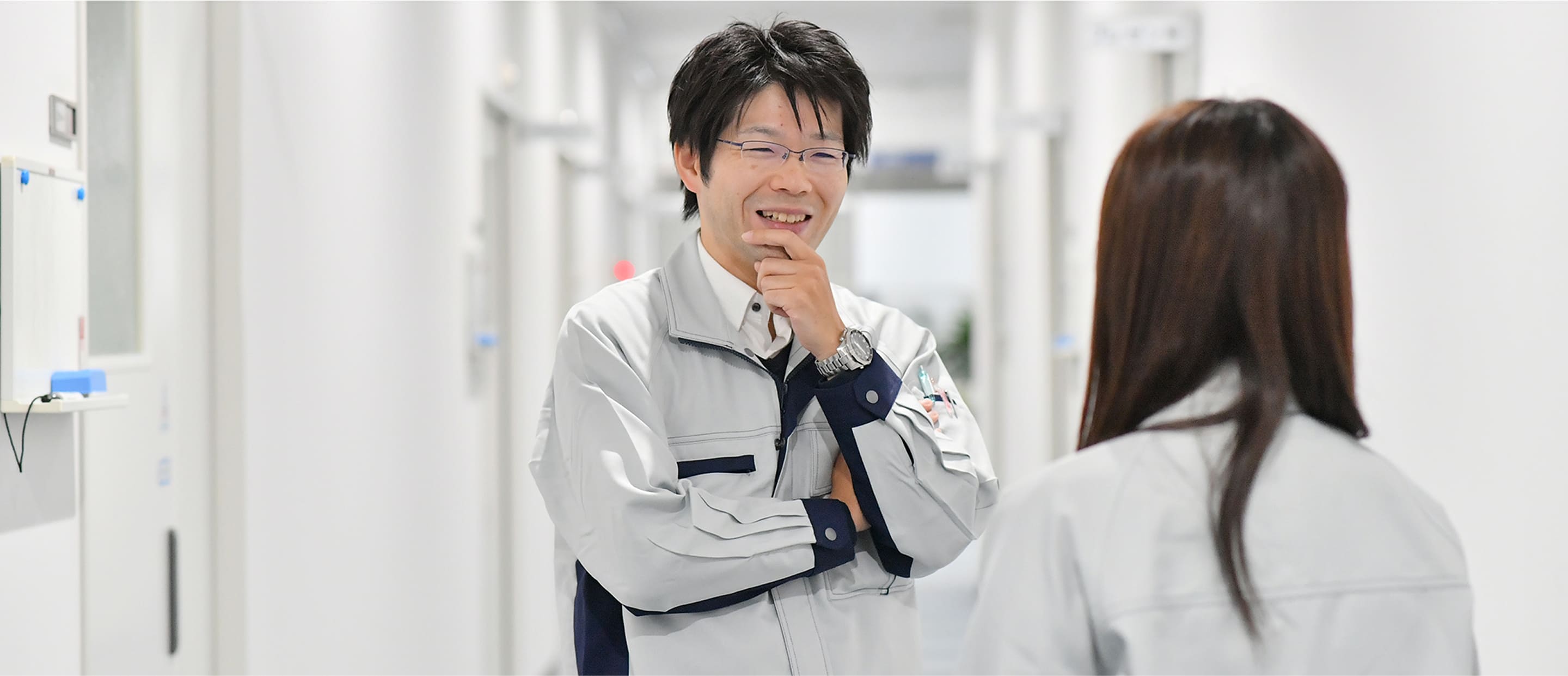 現在の仕事 今後開発予定の新製品や新技術の検討、実装方法の模索に邁進中